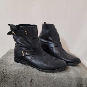 Joie Hoxton Flat Moto Boots - Size 37.5